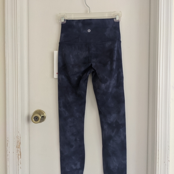 New Lululemon diamond dye naval blue wunder train - Picture 8 of 10